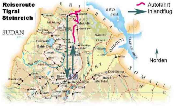 Äthiopien Reise Route Irobland