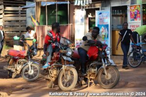 Boda Boda Motorradtaxi in Uganda